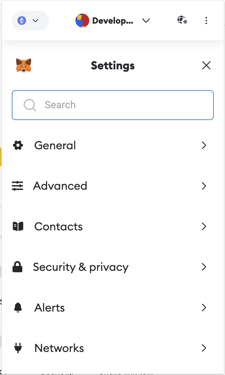 Metamask Networks